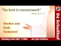 De Verbinding H'sum -  Zondag 5 mei 2024   11 uur  -  drs Jan Teekens