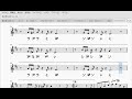 海の見える街（トランペット楽譜）a town with an ocean view trumpet sheet music