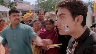 PK 2014 movie comedy scene in Temple