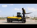 socma 32 ton heavy duty forklift for stacking containers taking steel coils