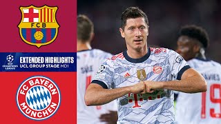 Barcelona vs. Bayern Munich: Extended Highlights | UCL Group Stage MD 1 | CBS Sports Golazo