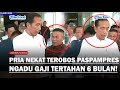 JOKOWI TERKEJUT dan Terdorong Saat Paspampres Tarik Pria yang Bayakan Presiden, Ternyata Ngadu Gaji!