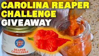 Carolina Reaper Paste Challenge Giveaway [Ended]