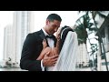 intimate yacht wedding in miami with underwater wedding video