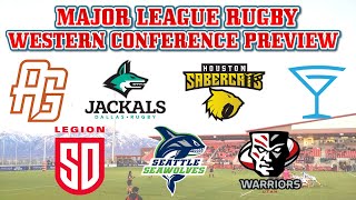 MLR Western Conference Preview 2022:- Ft Rugby Rant Podcast
