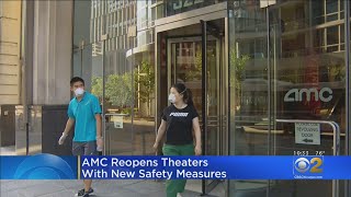 AMC Theatres Reopen In Chicago With Pandemic Precautions