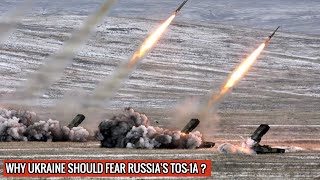 TOS-1A weapon system known as 'Blazing Sun' shifted to Ukrainian border !