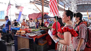 Sambutan Hari Malaysia Di Pasar Borneo Taman Megah Ria Johor..