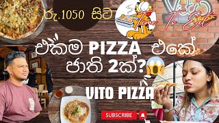 Vito Wood Fired Pizza🍕Kandy | Rs.1050 up | Pizza කන්න kandy ගියා | Garfield ගේ lasagna ත් කෑවා 😍￼￼