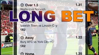 LONG BET !! Sure Winning Accumulation |Today Football Tips | Soccer Prediction | correct scores
