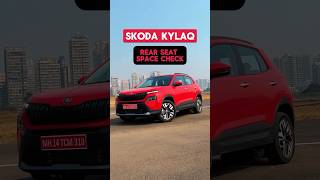 Skoda KYLAQ - REAR ROW SPACE CHECK!