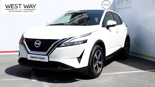 Nissan Qashqai with Mild Hybrid Technology 1.3 DiG-T N-Connecta Xtronic - White
