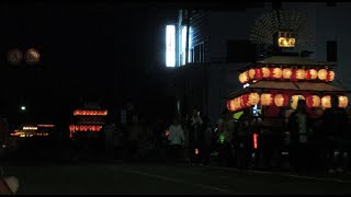 喜多方夏祭り　北宮諏方神社祭礼2018　太鼓台出発