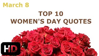 Top 10 Women's Day Quotes Messages