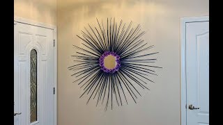 DIY: Unique Large Sunburst Mirror {MadeByFate} #292