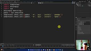 Python error in Blender