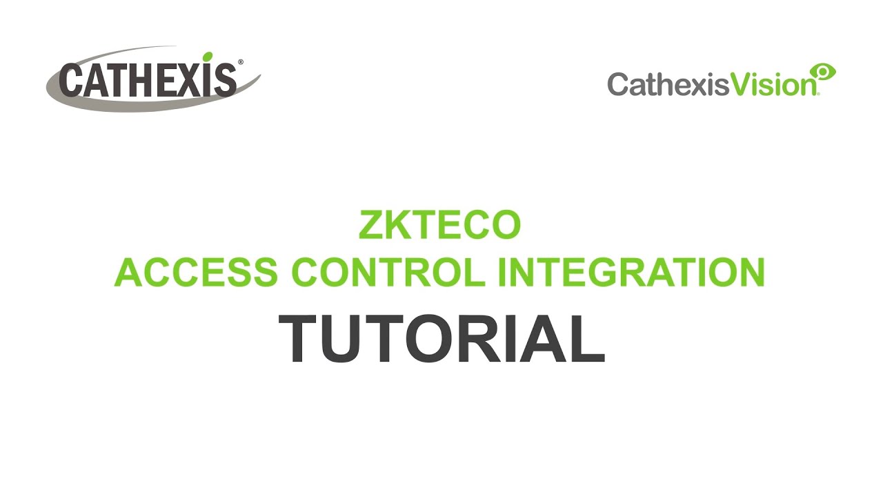Zkteco Access Control Integration Tutorial Youtube
