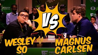 WESLEY SO VS MAGNUS CARLSEN II 2024 FIDE World BLITZ Championship R10