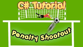 C# Tutorial - Football Penalty Goal Shootout Game in Windows Form and Visual Studio