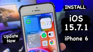 Install iOS 15.7.1 update on iPhone 6 - Update iPhone 6 on iOS 15.7.1