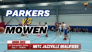 Parkers VS MOWEN - NBTC JAZZVILLE QUALIFIERS - BORN 2012 - 27 December 2024 - Day 1 - DUBAI