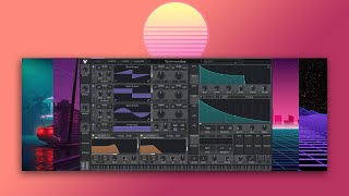 How To Make A Synthwave Bass - Vital Free Synth Tutorial w Free Synthwave Presets & MIDI Download