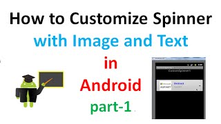 Android Custom Spinner Example1 | ShoutCafe.com