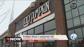 President Obama makes unexpected visit to Midtown