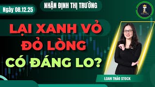 Chứng Khoán Hôm Nay | Nhận Định Thị Trường | Lại Xanh Vỏ Đỏ Lòng | Có Đáng Lo?