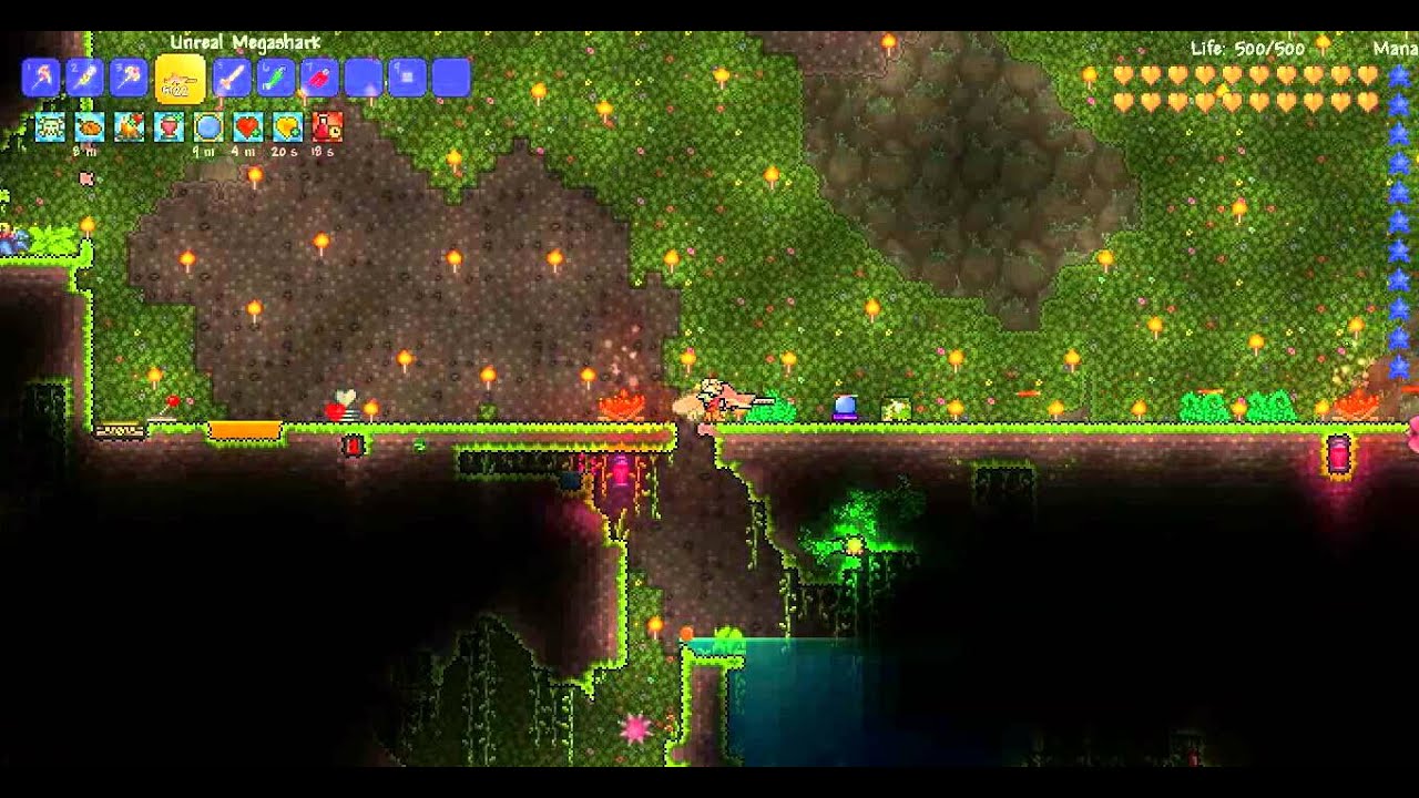 Terraria Boss Fight Plantera Youtube