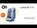 How to install the Kinderkraft JUNIOR FIX 15-36 kg car seat with ISOFIX. How To Video | Tutorial