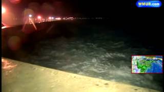 Sandy causes minor damage at Hampton Beach