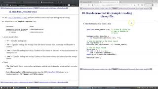 11.21 RandomAccessFile class examples