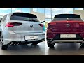 New Volkswagen T-ROC 2023 vs New Volkswagen GOLF 2023 - Exterior Headlights Comparison by Supergimm