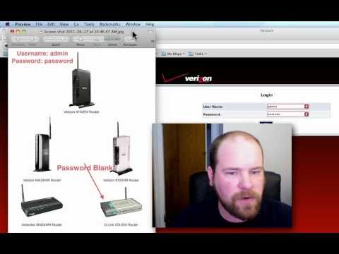 Verizon FiOS Wireless Router - Change Password and Router Name Verizon FiOS Wireless Router - Change Password and Router Name