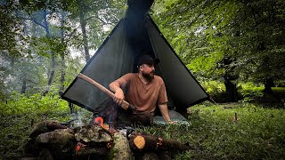 stranded in a storme | solo camping in 24 hours of heavy rain whitout a trnt