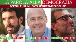 Primarie PD: la parola alla democrazia