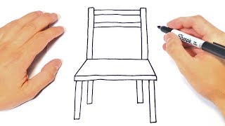How to draw a Chair Step by Step | Easy drawings