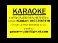 Bhooli hui yaadon mujhe itna Karaoke Sanjog 1961   Mukesh Karaoke Track