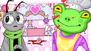 Horror Game Where A Fly Visits A normal Cute Frog Cafe To Get Sweets - Cafe Venus Flytrap