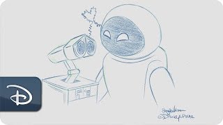 How-To Draw WALL-E and Eve | Disney Parks