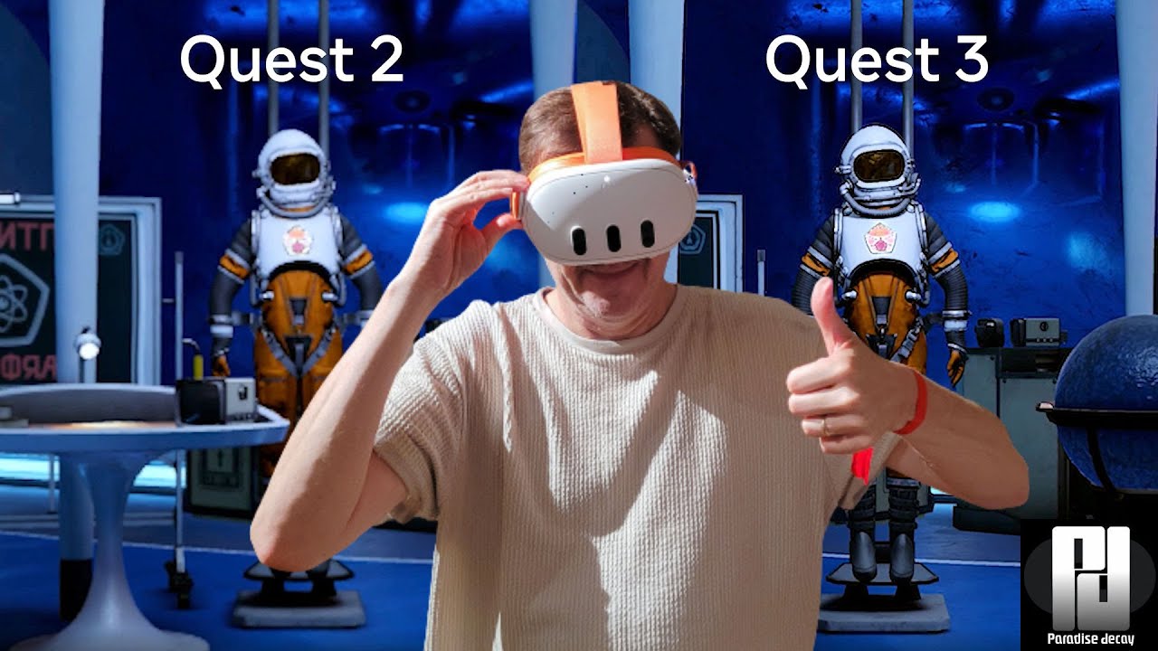 [4K] Quest 3 Vs Quest 2 - Side By Side! - YouTube