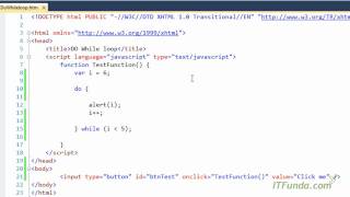 How to write While, do while, break in JavaScript?
