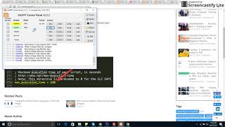 xammp server php execution time increase