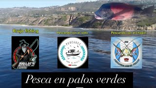 De pesca con el radio y amigos en palos verdes