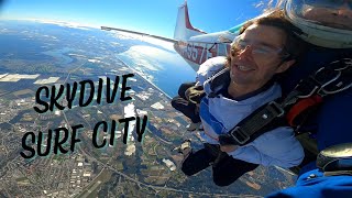 Skydiving over Santa Cruz California | Skydive Surf City