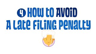 Companies House Explainer Animation: 4. How To Avoid A Late Filing Penalty