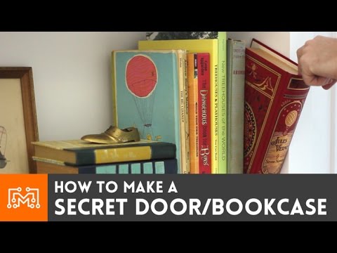 How to make a secret door / bookcase How to make a secret door / bookcase