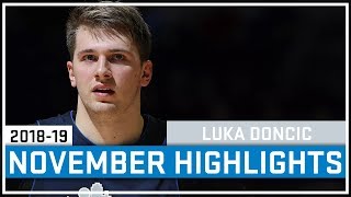 Luka Doncic Full November 2018-19 Highlights - Dallas Mavericks