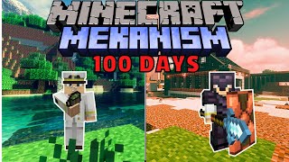 I Survived 100 Days in a FLOODING NUCLEAR REACTOR as a MEKANISM ENGINEER  in Hardcore Minecraft